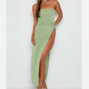 Beginning Boutique Green maxi dress